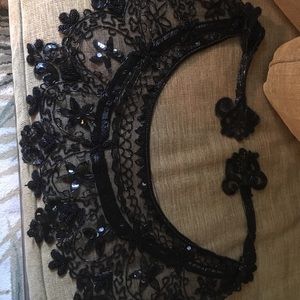 Vintage lace and beaded beautiful collar. 70’ s.